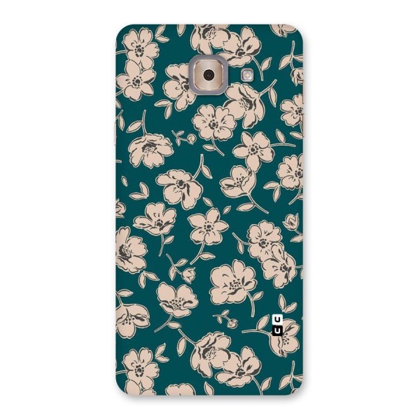 Beauty Green Bloom Back Case for Galaxy J7 Max