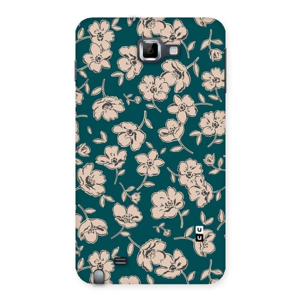 Beauty Green Bloom Back Case for Galaxy Note