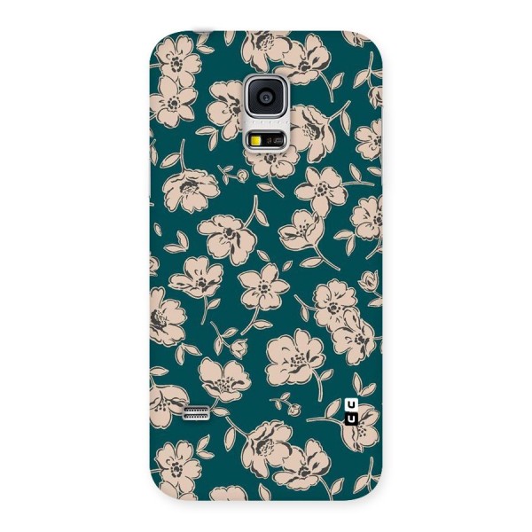 Beauty Green Bloom Back Case for Galaxy S5 Mini