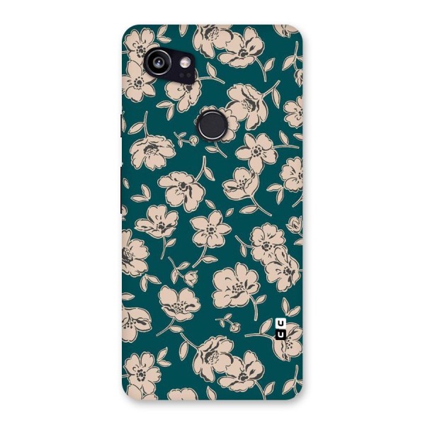 Beauty Green Bloom Back Case for Google Pixel 2 XL