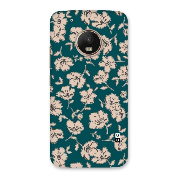 Beauty Green Bloom Back Case for Moto G5 Plus