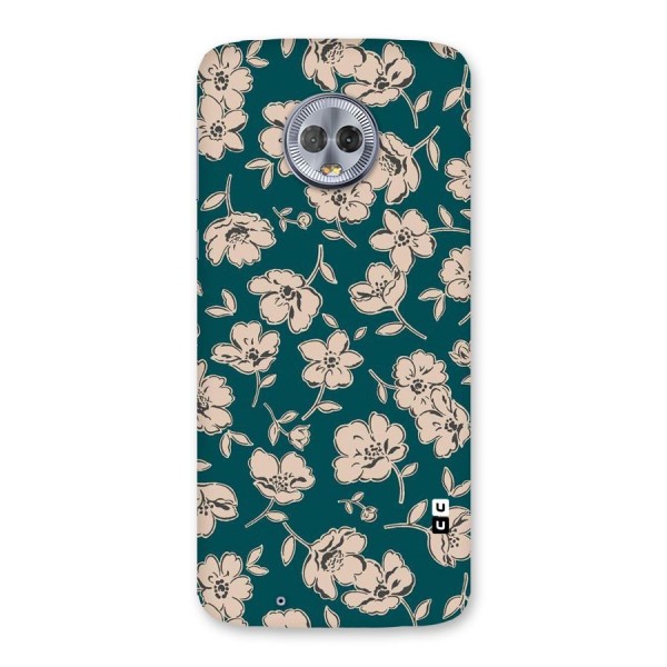 Beauty Green Bloom Back Case for Moto G6