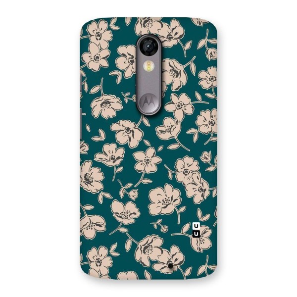 Beauty Green Bloom Back Case for Moto X Force