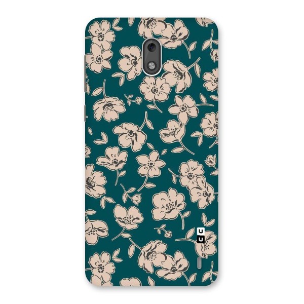 Beauty Green Bloom Back Case for Nokia 2