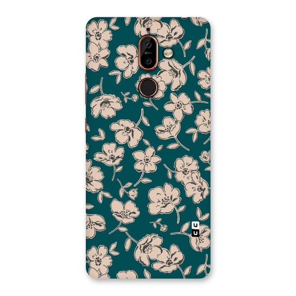 Beauty Green Bloom Back Case for Nokia 7 Plus