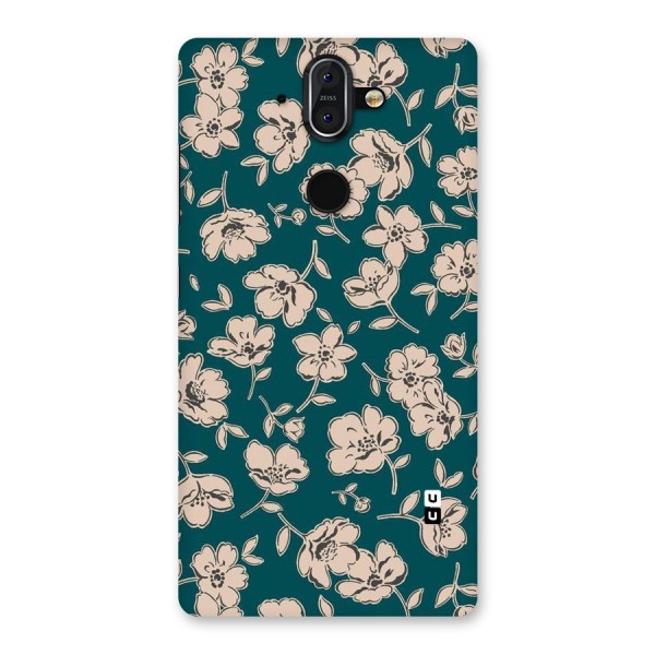 Beauty Green Bloom Back Case for Nokia 8 Sirocco