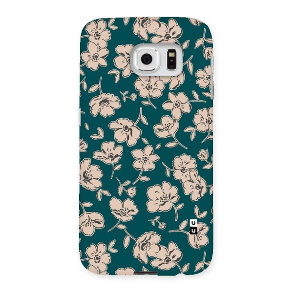 Beauty Green Bloom Back Case for Samsung Galaxy S6