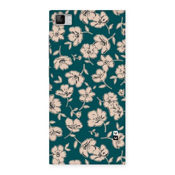 Beauty Green Bloom Back Case for Xiaomi Mi3