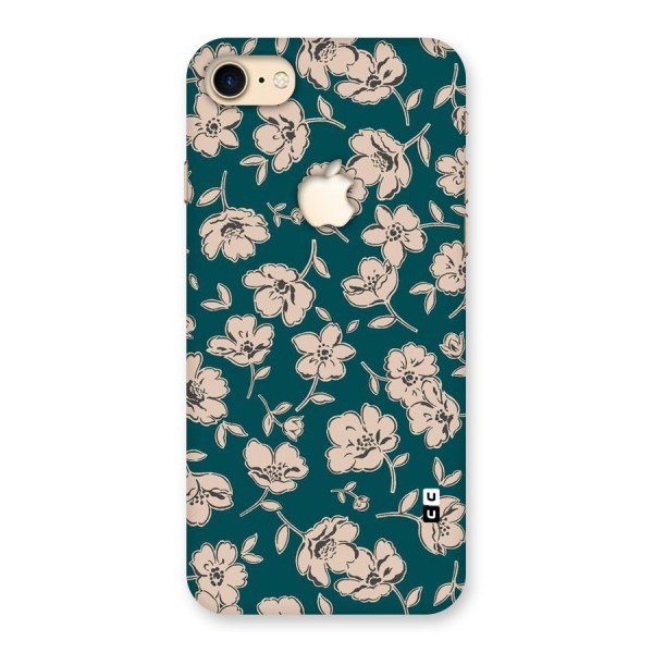 Beauty Green Bloom Back Case for iPhone 7 Apple Cut