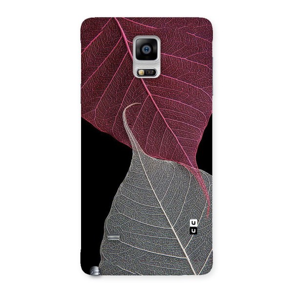 Beauty Leaf Back Case for Galaxy Note 4