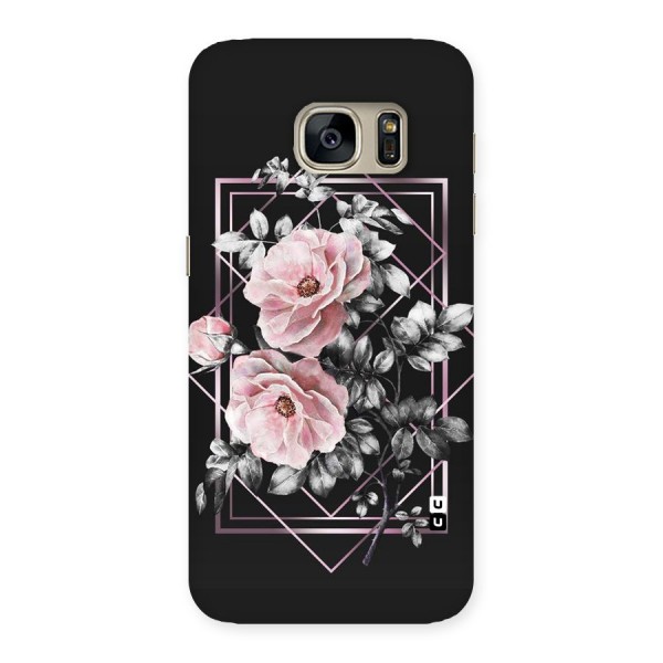 Beguilling Pink Floral Back Case for Galaxy S7