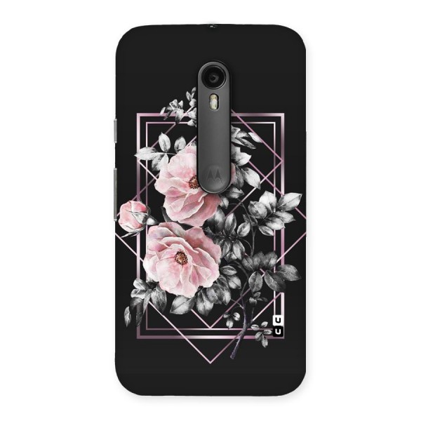 Beguilling Pink Floral Back Case for Moto G3