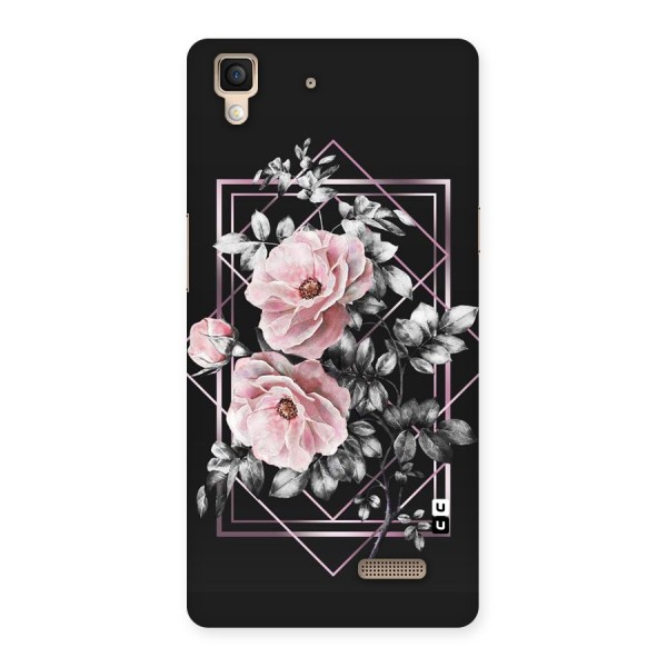 Beguilling Pink Floral Back Case for Oppo R7