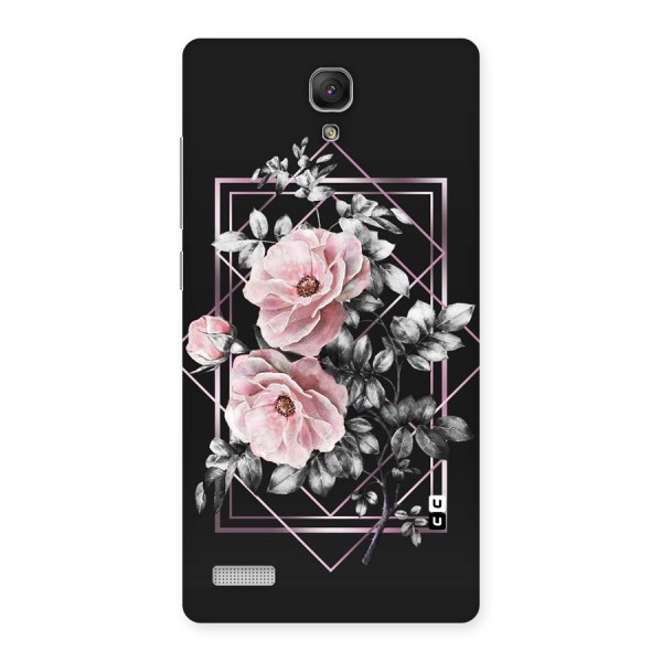 Beguilling Pink Floral Back Case for Redmi Note