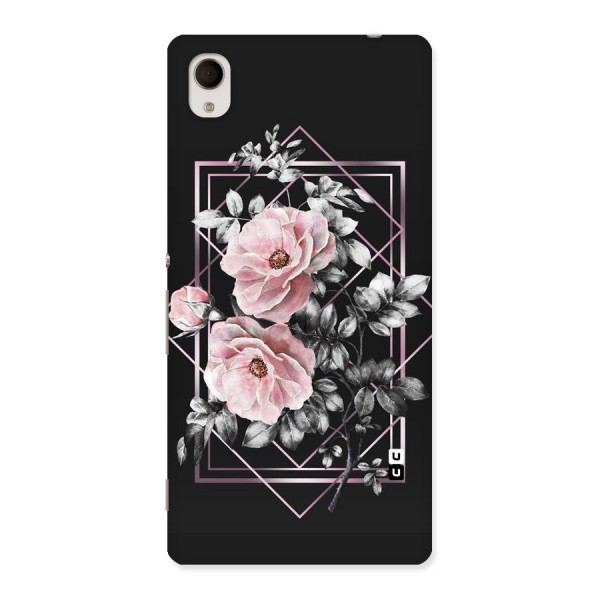 Beguilling Pink Floral Back Case for Sony Xperia M4