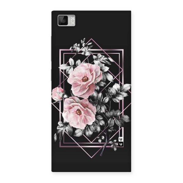 Beguilling Pink Floral Back Case for Xiaomi Mi3