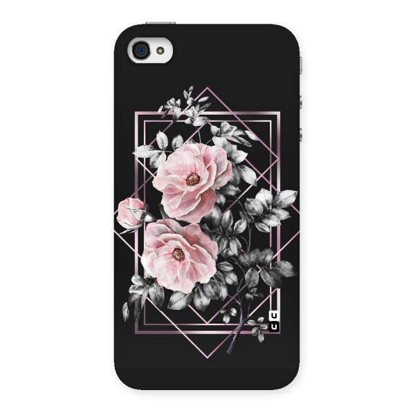 Beguilling Pink Floral Back Case for iPhone 4 4s