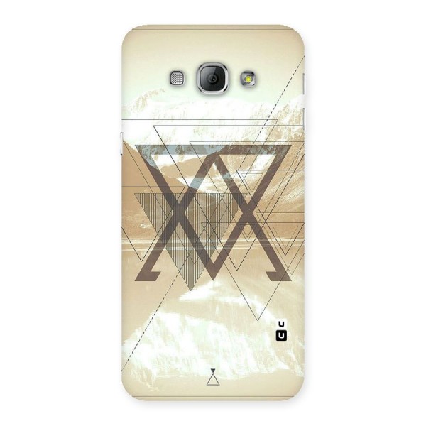 Beige View Back Case for Galaxy A8