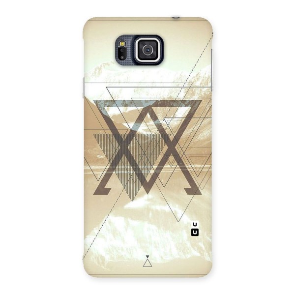 Beige View Back Case for Galaxy Alpha