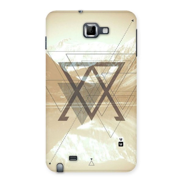 Beige View Back Case for Galaxy Note