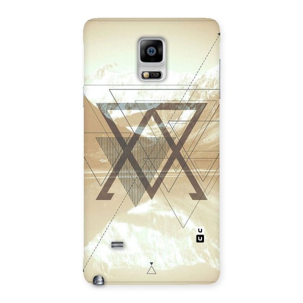 Beige View Back Case for Galaxy Note 4