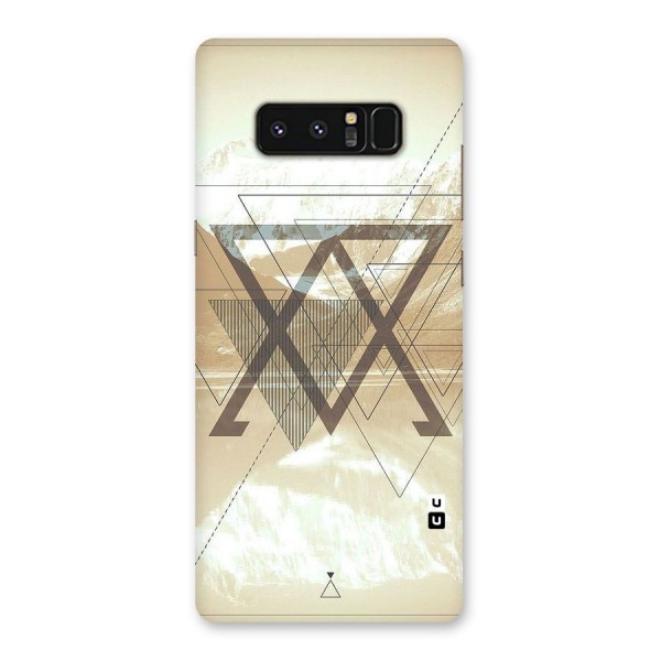 Beige View Back Case for Galaxy Note 8