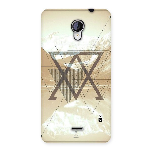 Beige View Back Case for Micromax Unite 2 A106