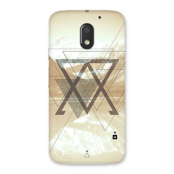 Beige View Back Case for Moto E3 Power