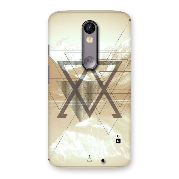 Beige View Back Case for Moto X Force