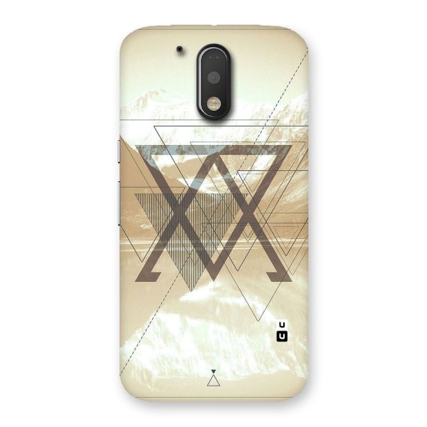 Beige View Back Case for Motorola Moto G4