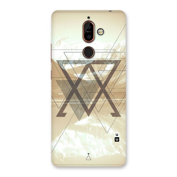 Beige View Back Case for Nokia 7 Plus