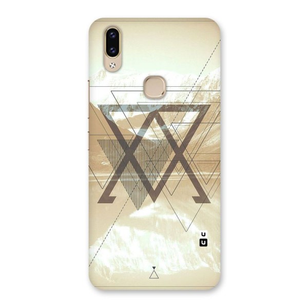 Beige View Back Case for Vivo V9