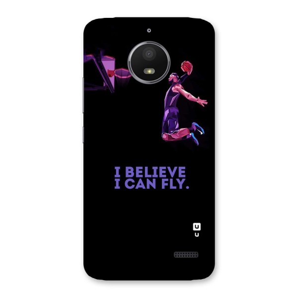 Believe And Fly Back Case for Moto E4