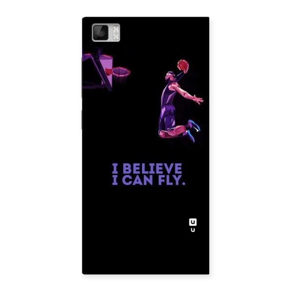 Believe And Fly Back Case for Xiaomi Mi3