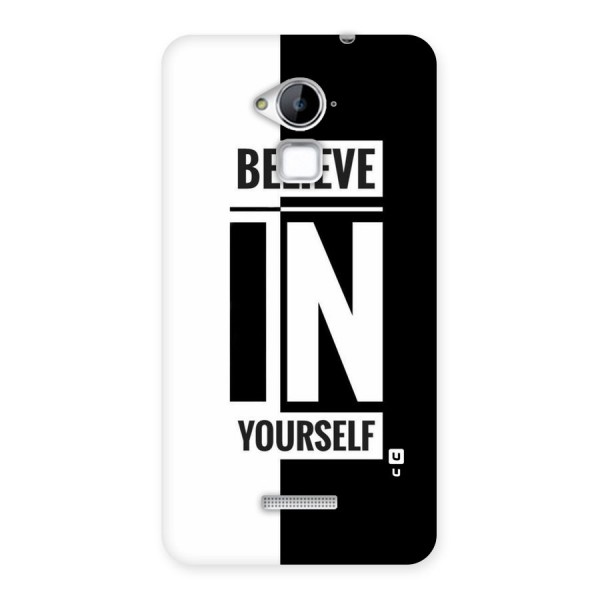 Believe Yourself Black Back Case for Coolpad Note 3