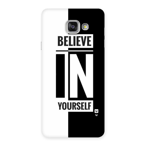 Believe Yourself Black Back Case for Galaxy A7 2016