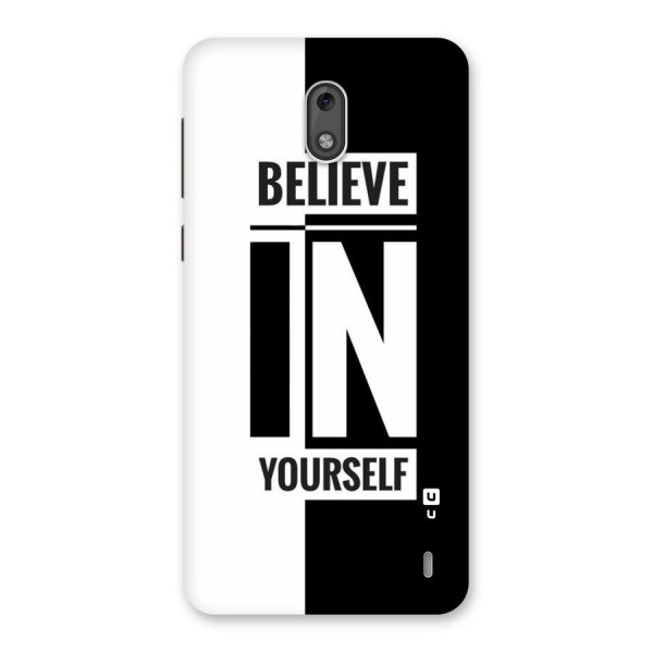 Believe Yourself Black Back Case for Nokia 2