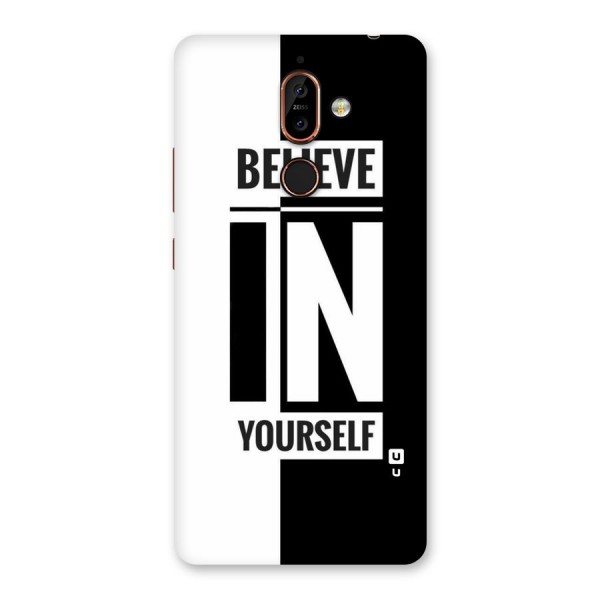 Believe Yourself Black Back Case for Nokia 7 Plus