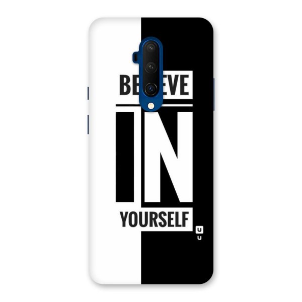 Believe Yourself Black Back Case for OnePlus 7T Pro