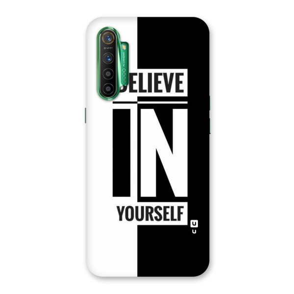 Believe Yourself Black Back Case for Realme X2