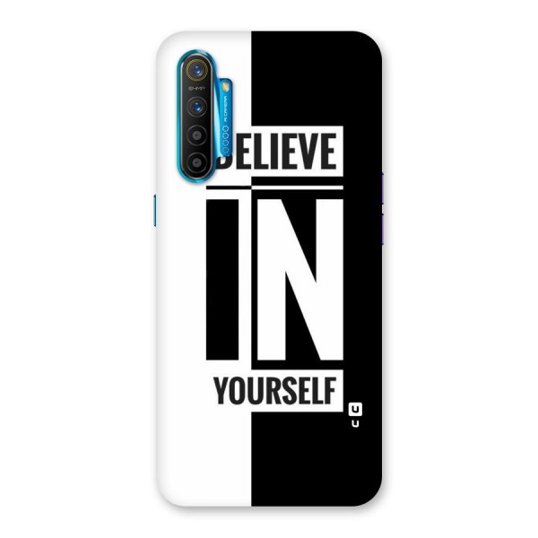 Believe Yourself Black Back Case for Realme XT