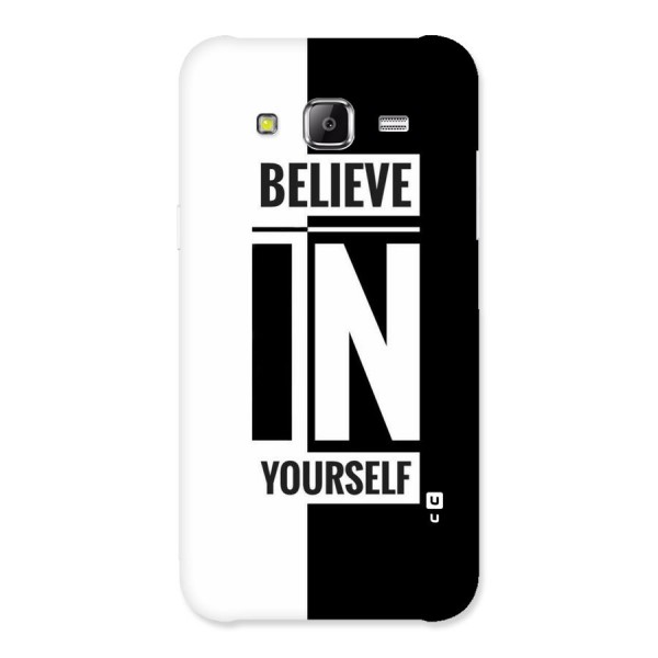 Believe Yourself Black Back Case for Samsung Galaxy J5