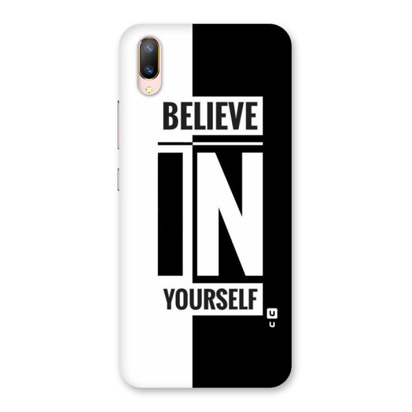 Believe Yourself Black Back Case for Vivo V11 Pro