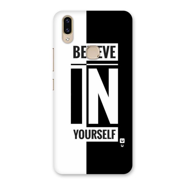 Believe Yourself Black Back Case for Vivo V9