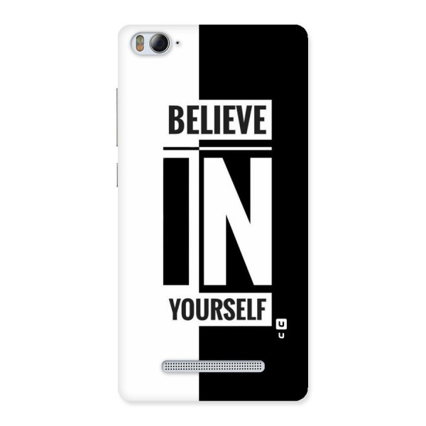 Believe Yourself Black Back Case for Xiaomi Mi4i