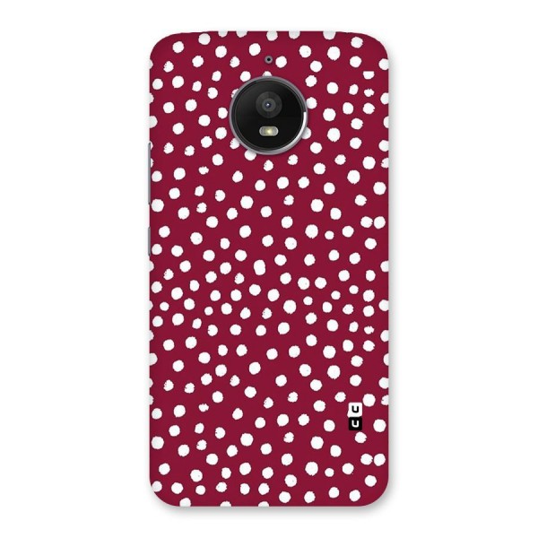 Best Dots Pattern Back Case for Moto E4 Plus