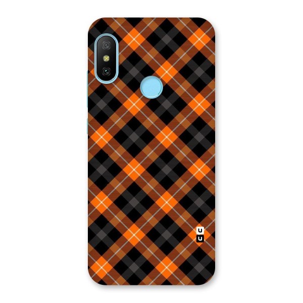 Best Textile Pattern Back Case for Redmi 6 Pro