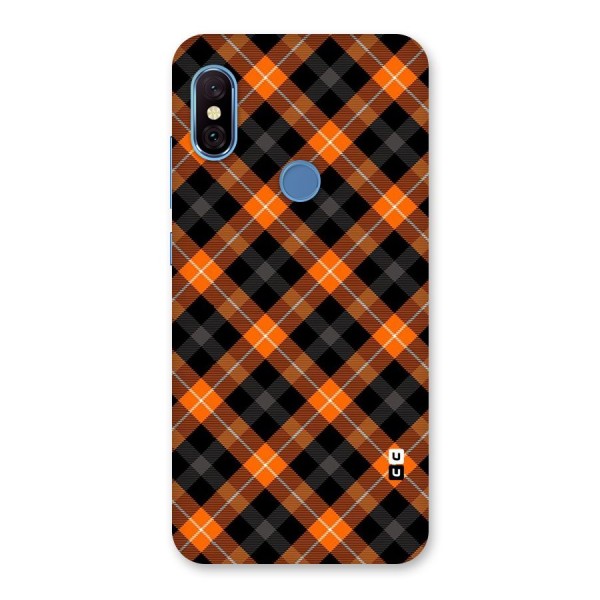 Best Textile Pattern Back Case for Redmi Note 6 Pro