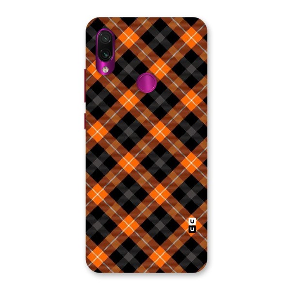 Best Textile Pattern Back Case for Redmi Note 7 Pro