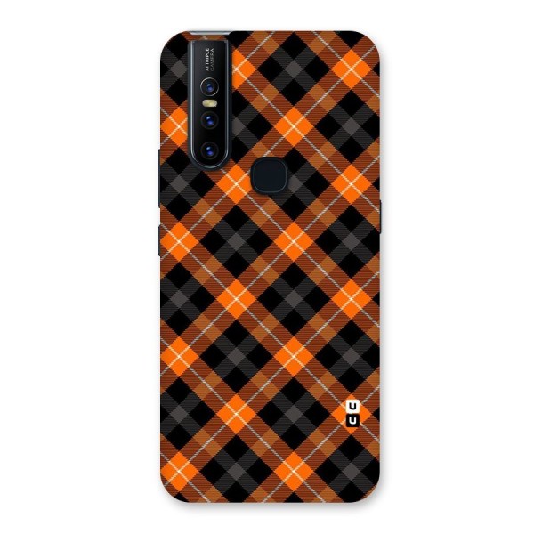 Best Textile Pattern Back Case for Vivo V15